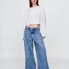 Tief sitzende, extraweite Jeans Tief sitzende, extraweite Jeans