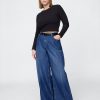 Tief sitzende, extraweite Jeans Tief sitzende, extraweite Jeans