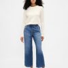 Tief sitzende, ultraweiche, lässige Crop-Jeans Tief sitzende, ultraweiche, lässige Crop-Jeans