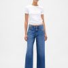 Tief sitzende, ultraweiche, lässige Crop-Jeans Tief sitzende, ultraweiche, lässige Crop-Jeans