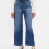 Tief sitzende, ultraweiche, lässige Crop-Jeans Tief sitzende, ultraweiche, lässige Crop-Jeans