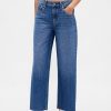 Tief sitzende, ultraweiche, lässige Crop-Jeans Tief sitzende, ultraweiche, lässige Crop-Jeans