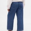 Tief sitzende, ultraweiche, lässige Crop-Jeans Tief sitzende, ultraweiche, lässige Crop-Jeans