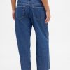 Tief sitzende, ultraweiche, lässige Crop-Jeans Tief sitzende, ultraweiche, lässige Crop-Jeans