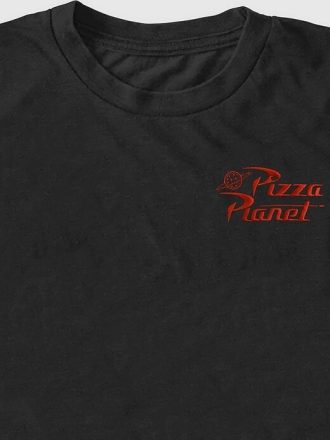Toy Story Pizza Planet T-Shirt mit bestickter Grafik