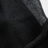 Transparentes, geripptes Tanktop mit Stehkragen Transparentes, geripptes Tanktop mit Stehkragen