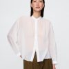 Transparentes Hemd mit Knopfleiste Transparentes Hemd mit Knopfleiste
