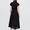 Transparentes Midi-Hemdkleid