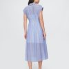 Transparentes Midi-Hemdkleid