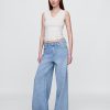 Transparentes, modernes Rippen-Tanktop