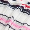 Transparentes Rippenpullover-T-Shirt Transparentes Rippenpullover-T-Shirt