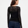 Transparentes Spitzentop Transparentes Spitzentop