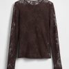 Transparentes Spitzentop Transparentes Spitzentop