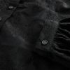 Transparentes Voile-Blumenhemd