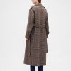 Trenchcoat aus Wollmischung mit Fischgrätenmuster Trenchcoat aus Wollmischung mit Fischgrätenmuster