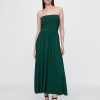 Trägerloses Maxikleid