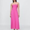Trägerloses Maxikleid