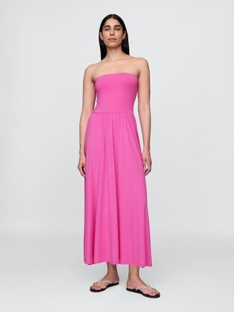 Trägerloses Maxikleid