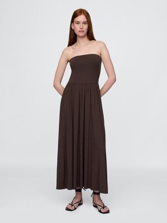 Trägerloses Maxikleid
