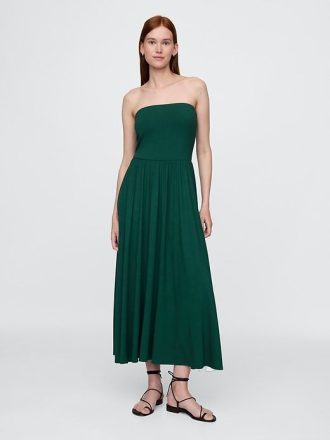 Trägerloses Maxikleid