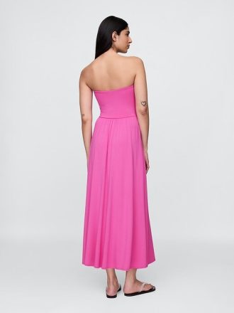 Trägerloses Maxikleid