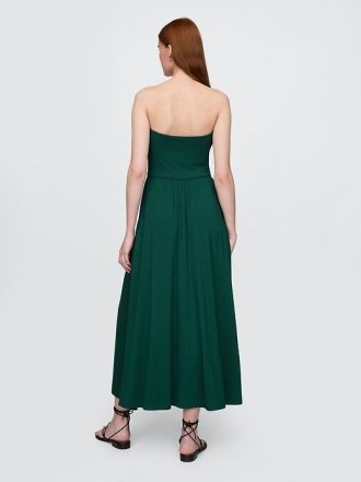 Trägerloses Maxikleid