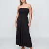 Trägerloses Maxikleid
