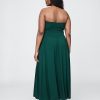 Trägerloses Maxikleid
