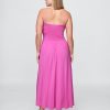 Trägerloses Maxikleid