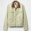 Trucker-Jacke aus Leinen-Baumwolle für Erwachsene Trucker-Jacke aus Leinen-Baumwolle für Erwachsene