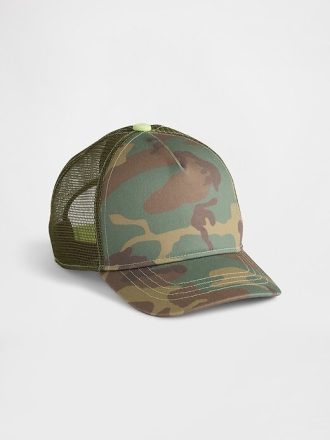Trucker-Mütze mit Camouflage-Muster für Kinder