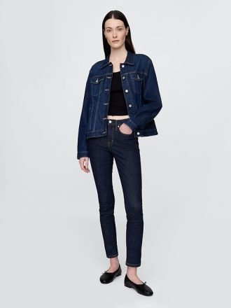 True Skinny Jeans mit mittelhohem Bund
