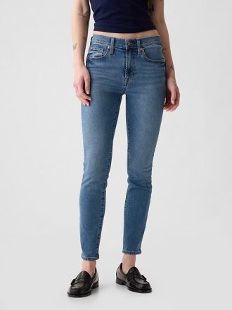 True Skinny Jeans mit mittelhohem Bund