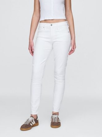 True Skinny Jeans mit mittelhohem Bund
