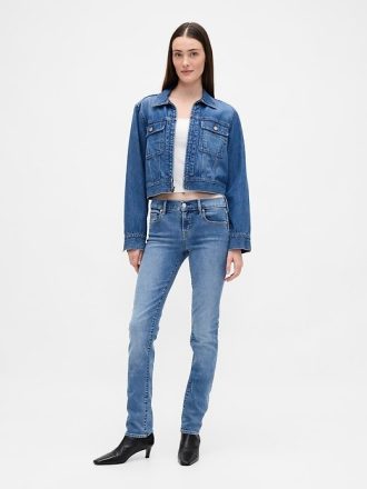 True Skinny Jeans mit niedriger Taille