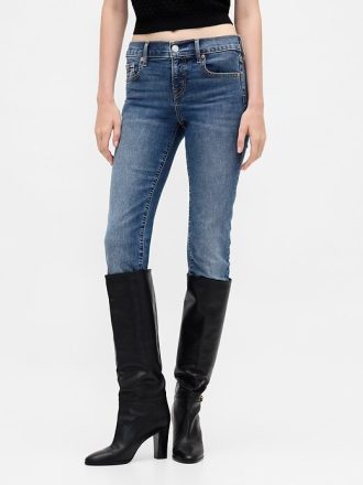 True Skinny Jeans mit niedriger Taille