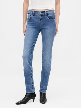 True Skinny Jeans mit niedriger Taille