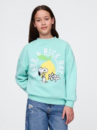 Tunika-Sweatshirt mit Grafik für Kinder