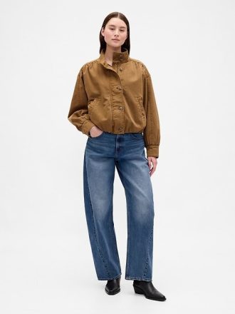Twill-Bubble-Jacke