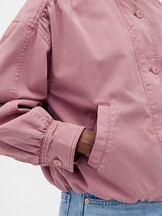 Twill-Bubble-Jacke