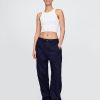 Twill-Fallschirm-Baggy-Hose Twill-Fallschirm-Baggy-Hose