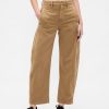 Twill-Fasshose mit mittelhohem Bund Twill-Fasshose mit mittelhohem Bund