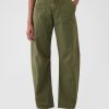 Twill-Fasshose mit mittelhohem Bund Twill-Fasshose mit mittelhohem Bund
