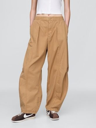 Twill-Fasshose mit mittelhohem Bund