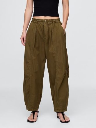 Twill-Fasshose mit mittelhohem Bund