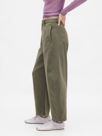 Twill-Fasshose mit mittelhohem Bund