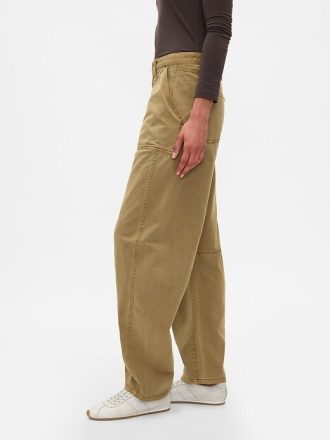Twill-Fasshose mit mittelhohem Bund