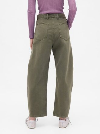 Twill-Fasshose mit mittelhohem Bund