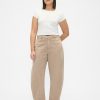 Twill-Fasshose mit mittelhohem Bund Twill-Fasshose mit mittelhohem Bund