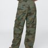 Twill-Fasshose mit mittelhohem Bund Twill-Fasshose mit mittelhohem Bund